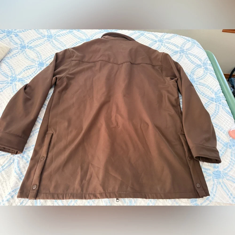 Men’s Roper soft shell jacket brown 2XL - Picture 7 of 8